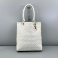 Dior White Tote