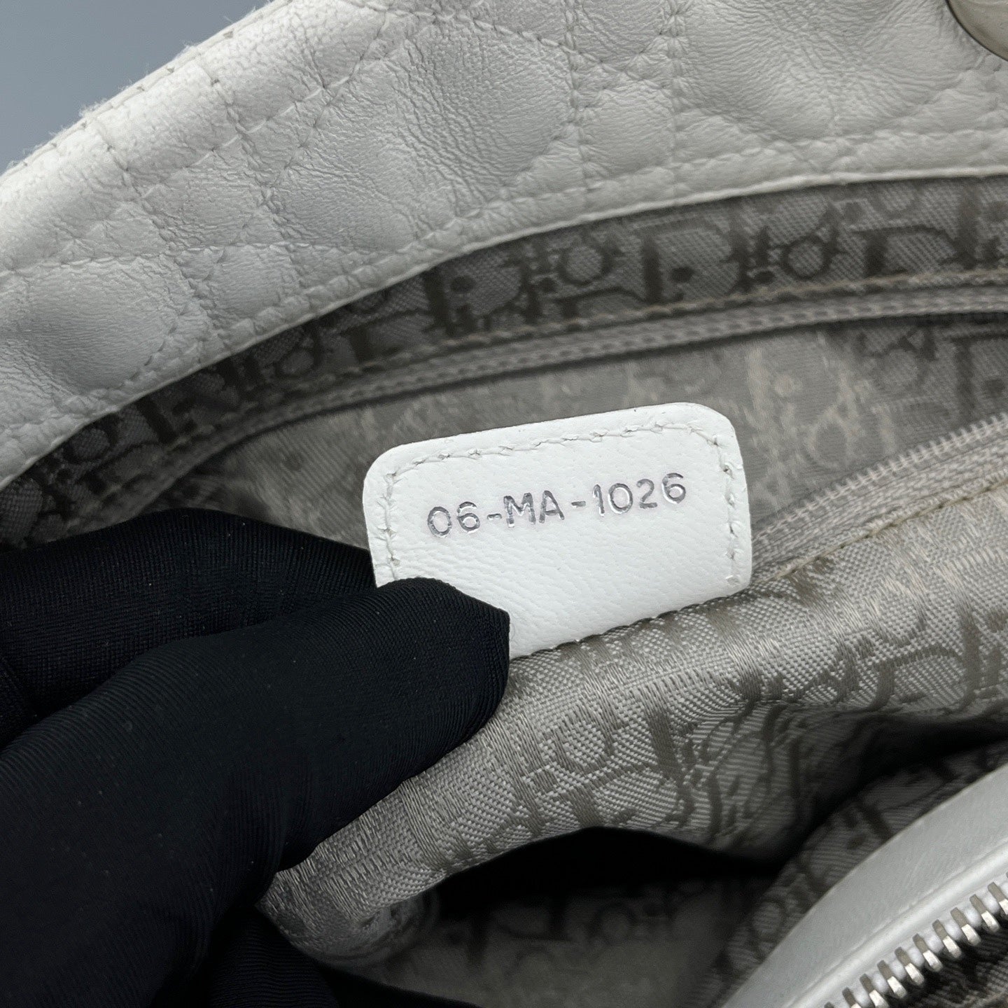 Dior White Tote