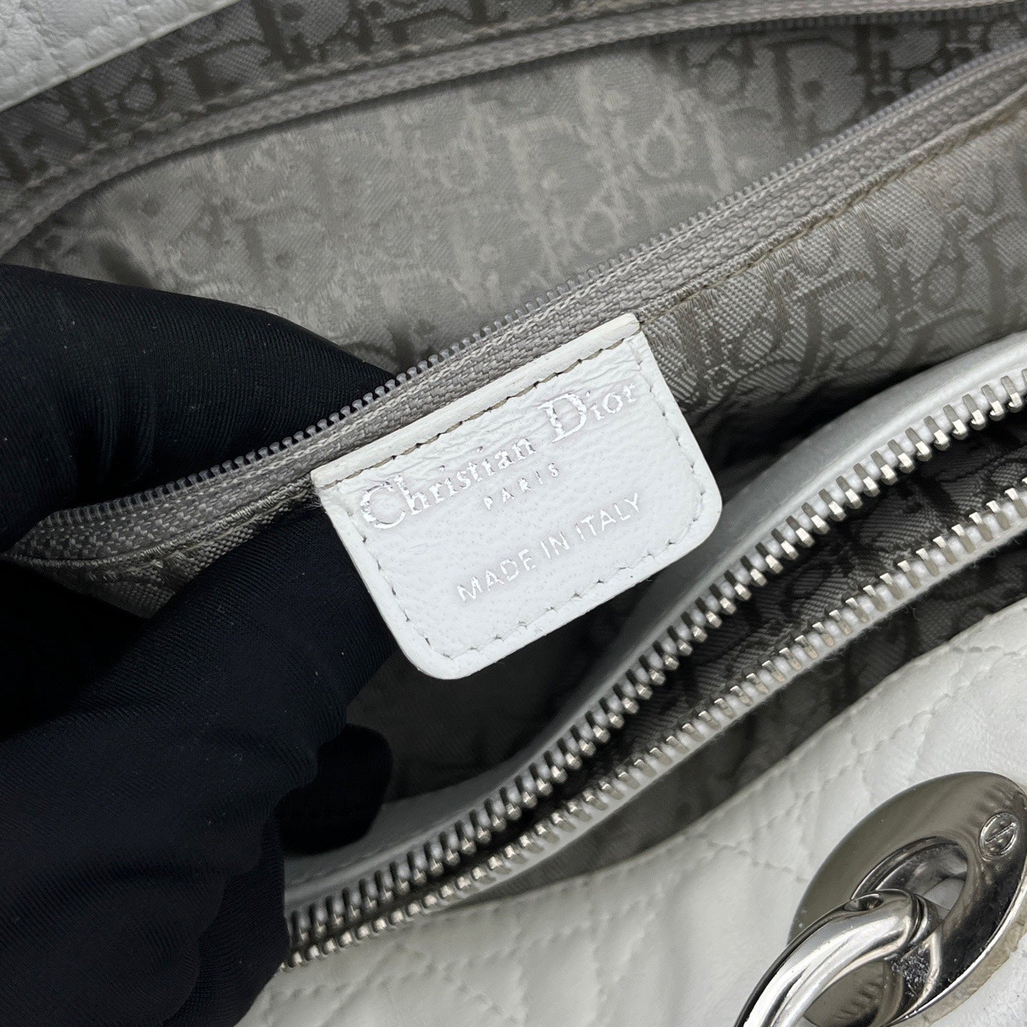 Dior White Tote