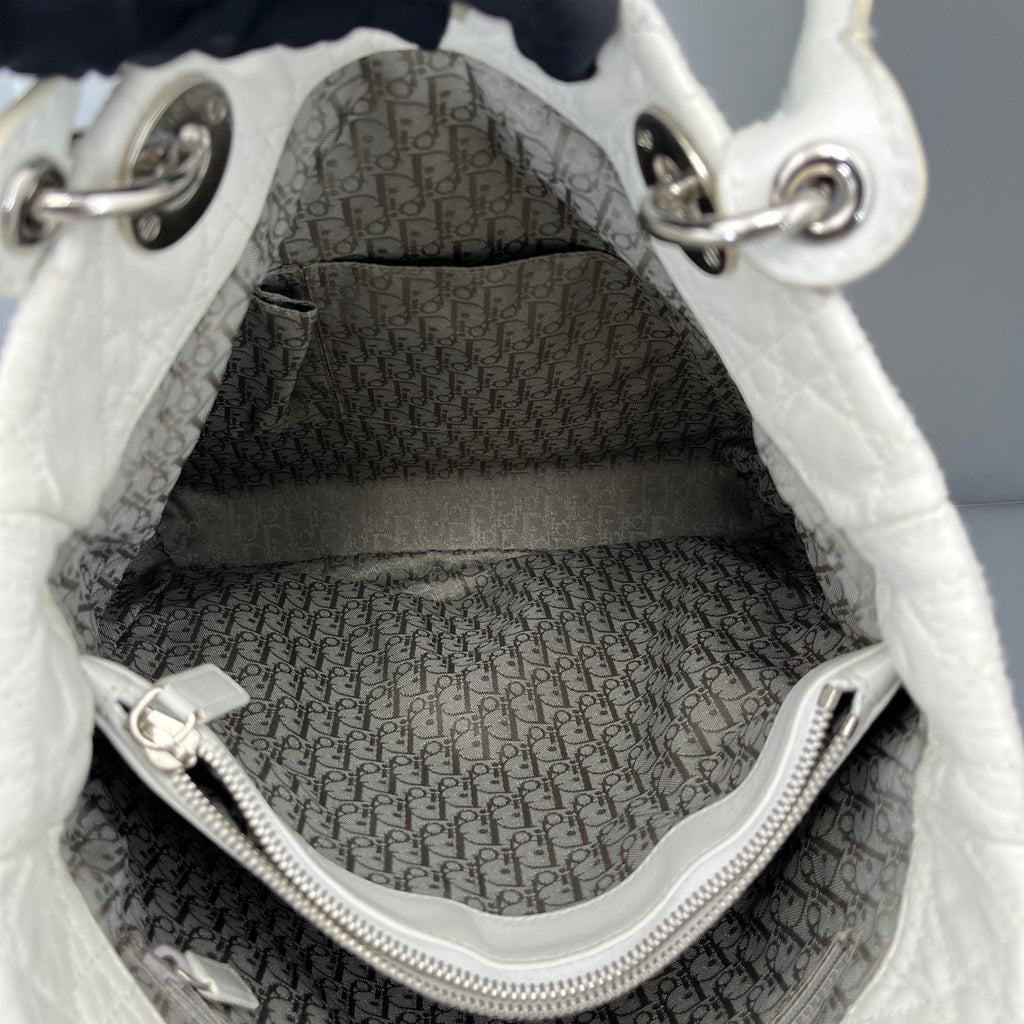 Dior White Tote