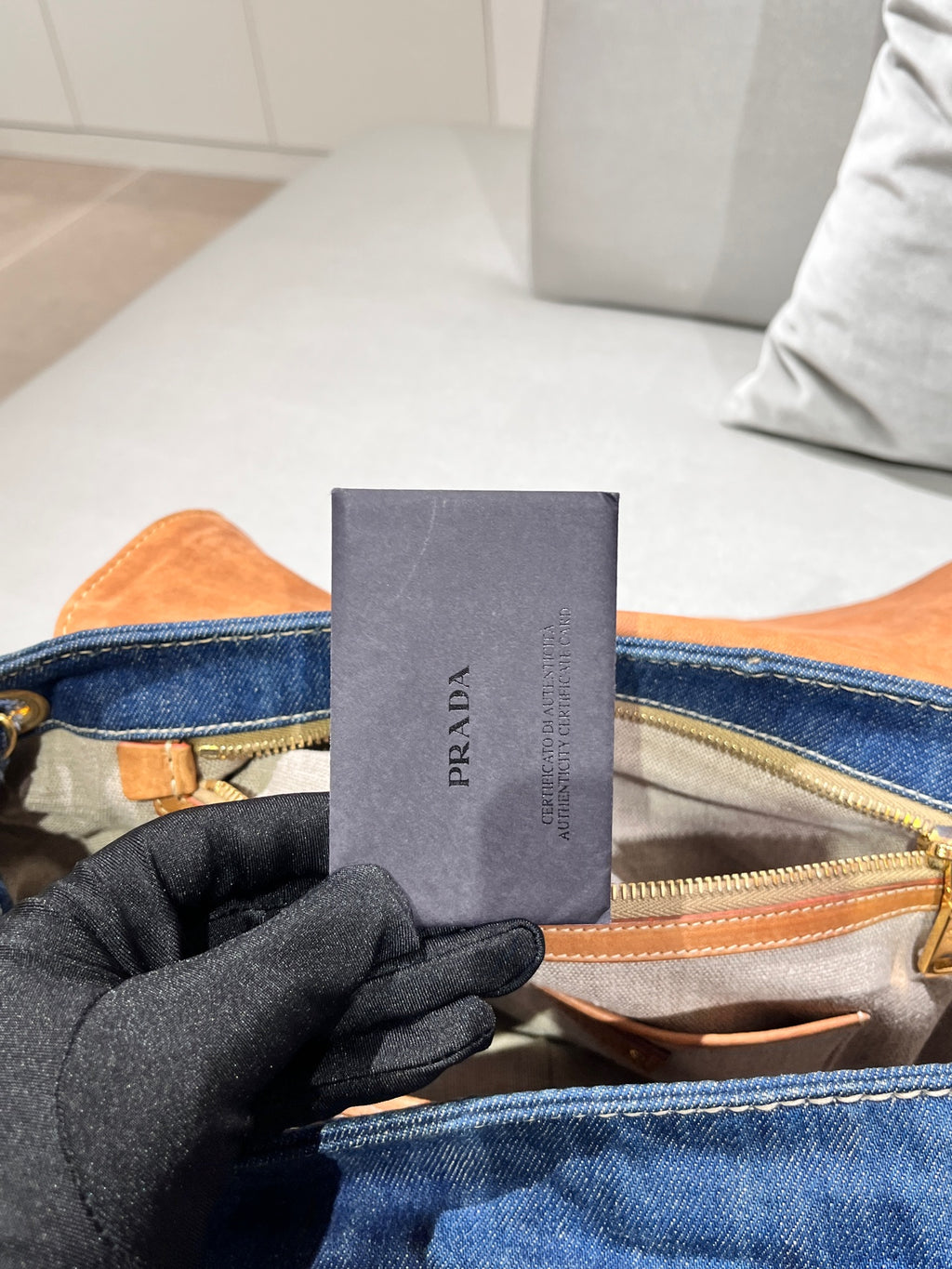 Prada Blue Crossbody