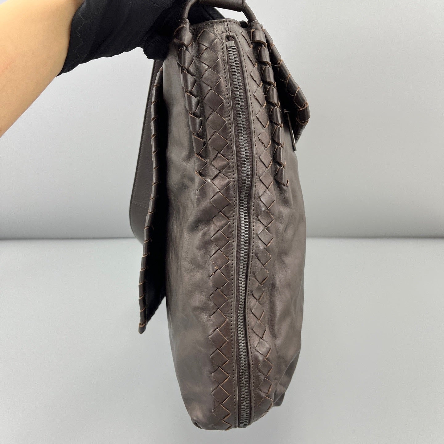 Bottega Veneta Brown Messenger Bag