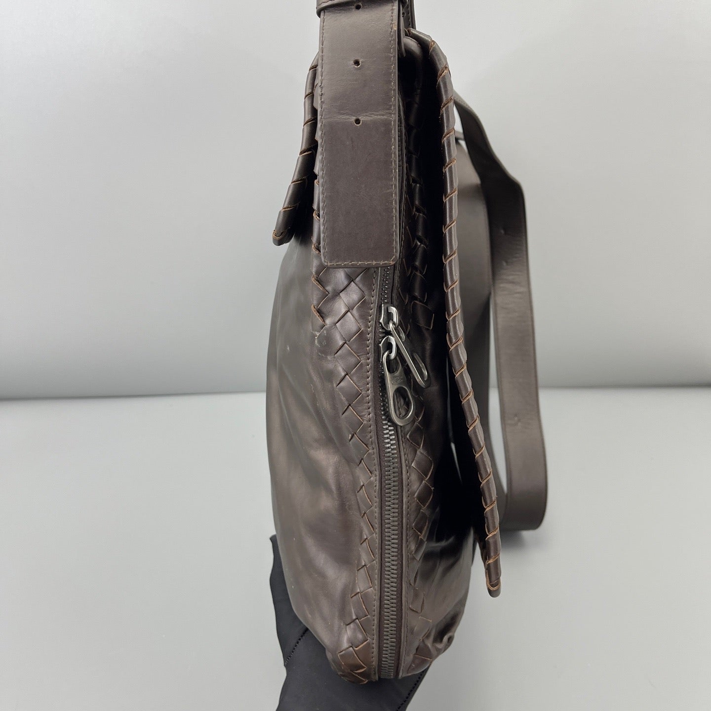 Bottega Veneta Brown Messenger Bag