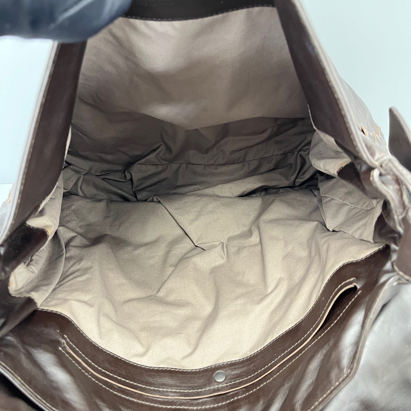 Bottega Veneta Brown Messenger Bag