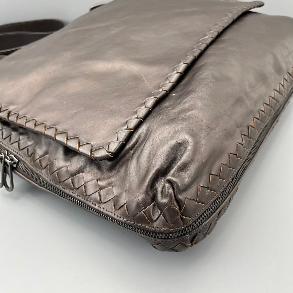Bottega Veneta Brown Messenger Bag