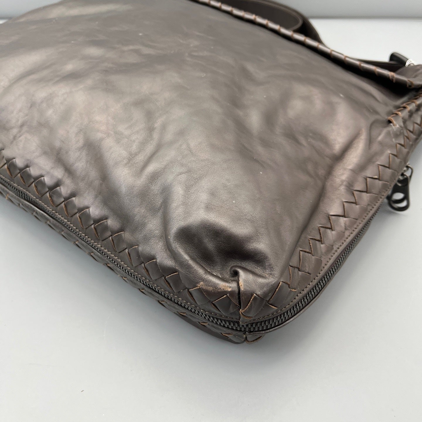 Bottega Veneta Brown Messenger Bag
