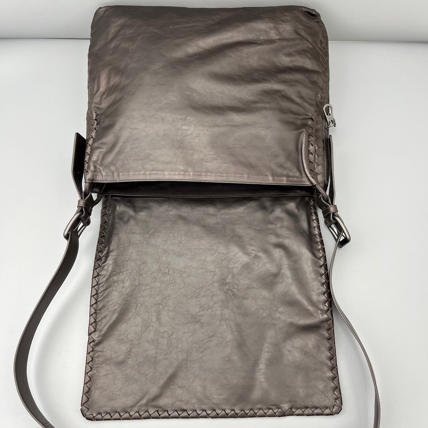 Bottega Veneta Brown Messenger Bag