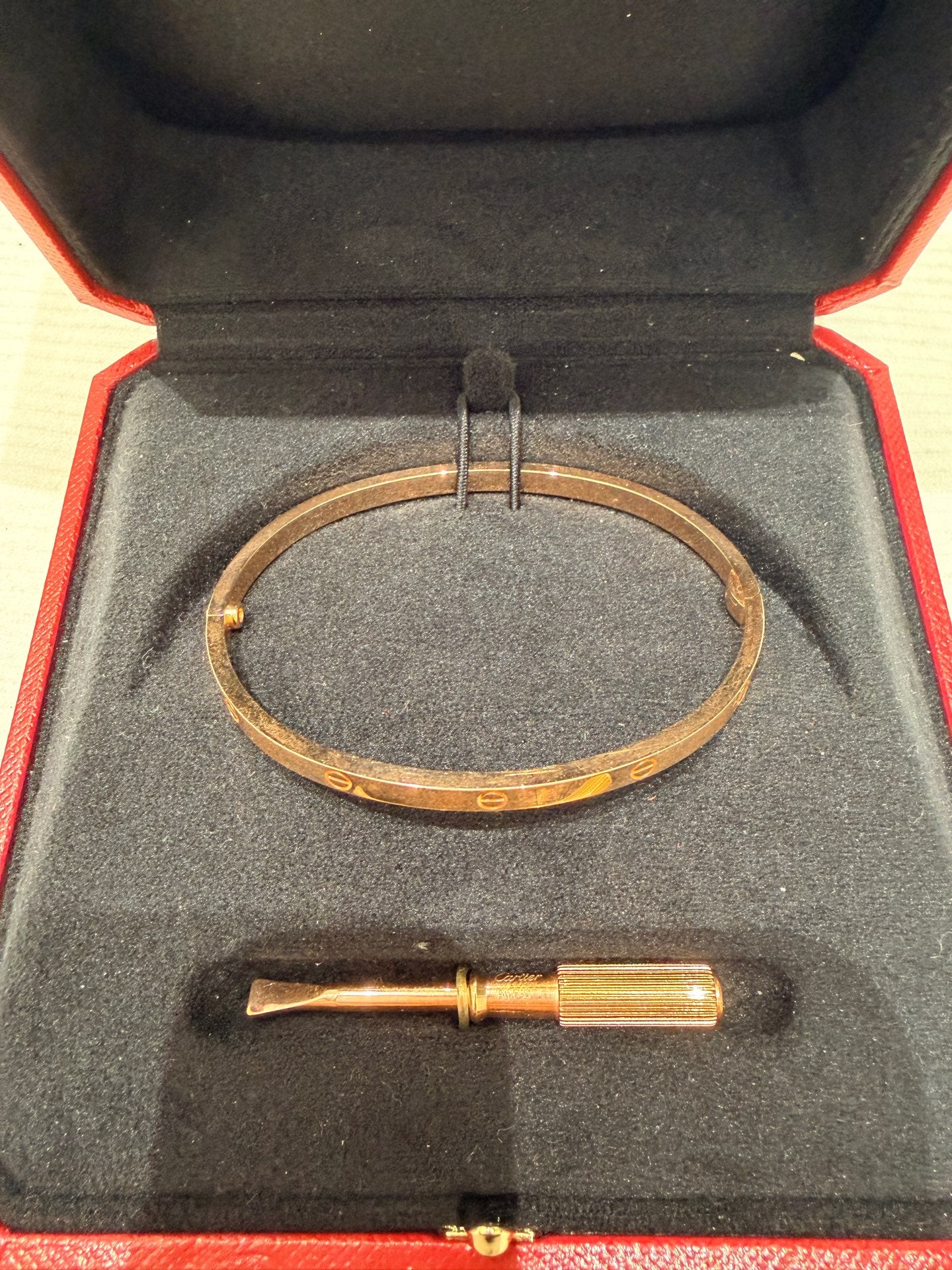 Cartier Rose gold Bangle