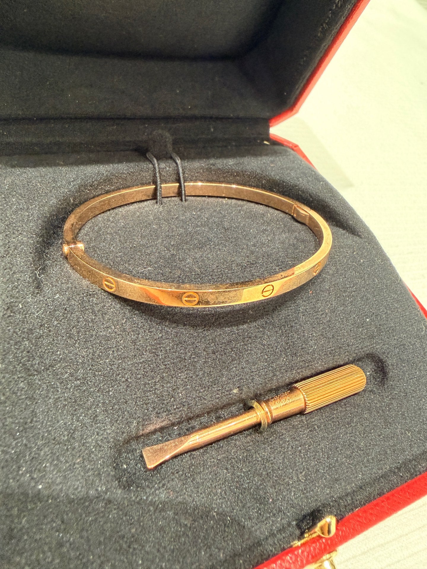 Cartier Rose gold Bangle