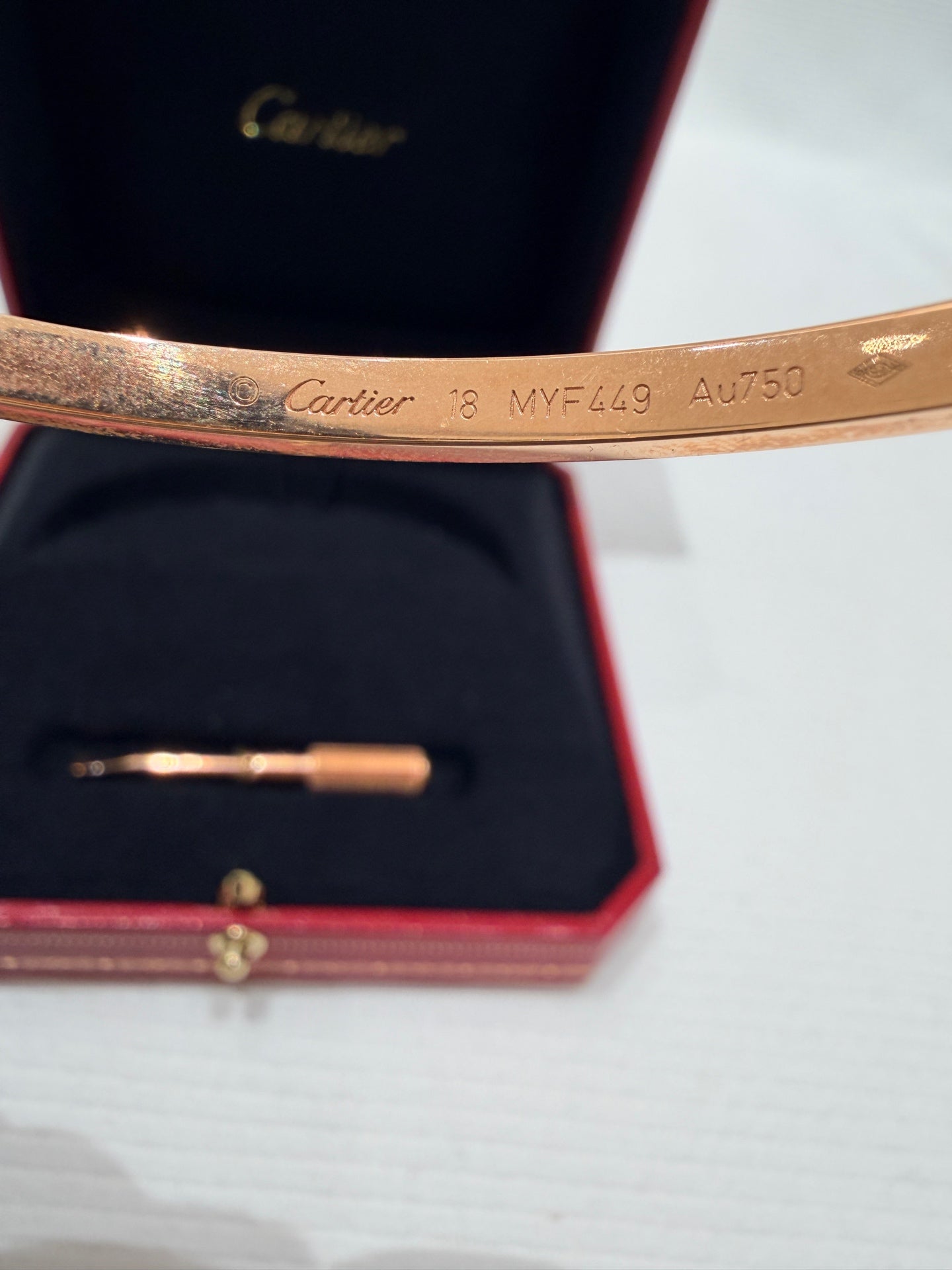 Cartier Rose gold Bangle