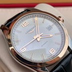 Longines Campanile Series Leather White Automatic (self-winding) watch 40.00 MM L2.785.5.76.5