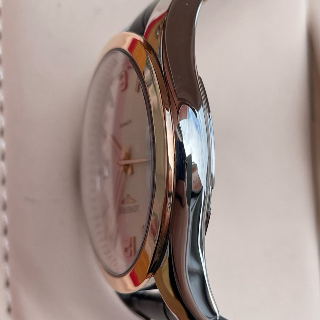 Longines Campanile Series Leather White Automatic (self-winding) watch 40.00 MM L2.785.5.76.5