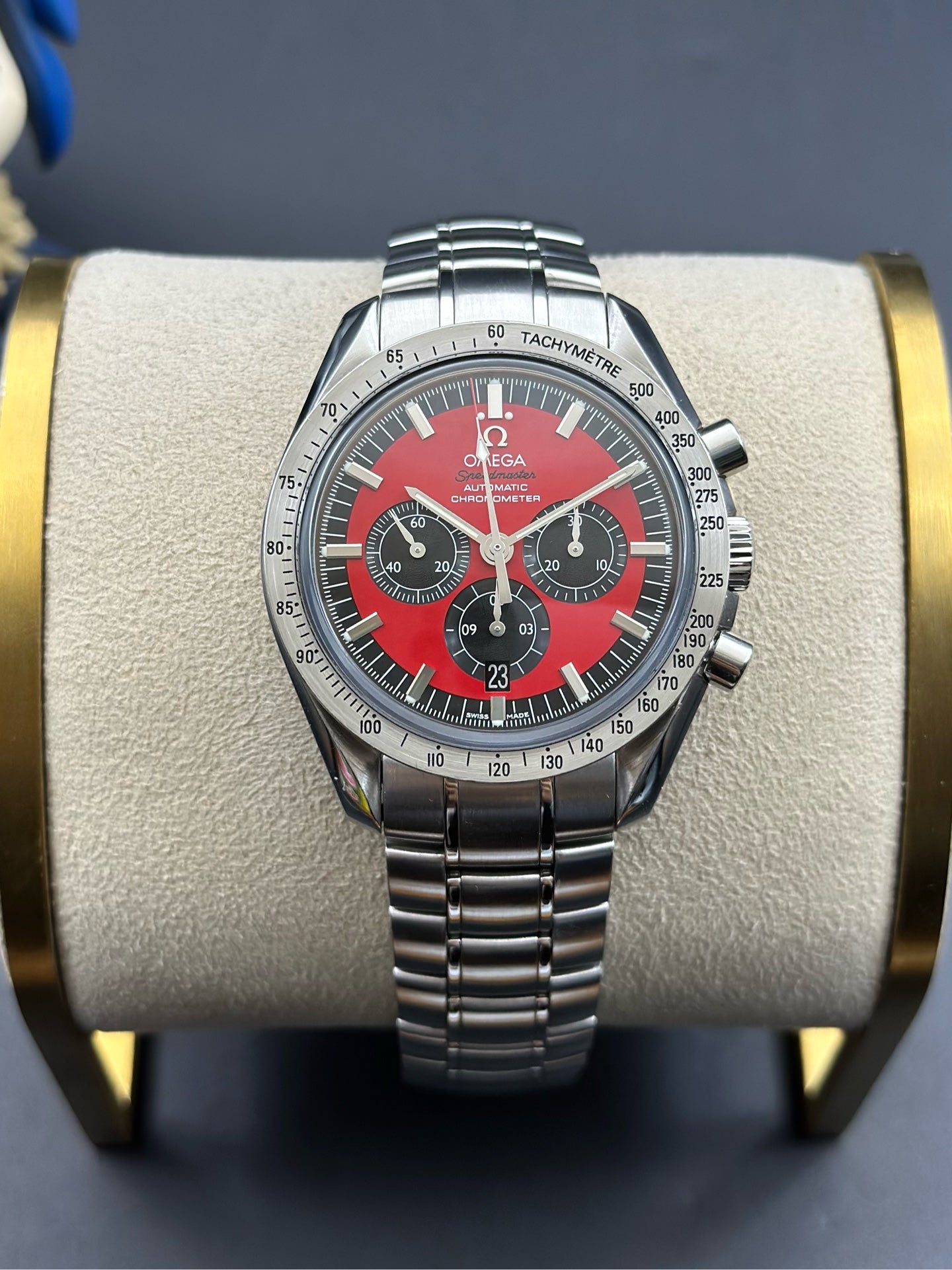 Omega Red Automatic (self-winding) watch