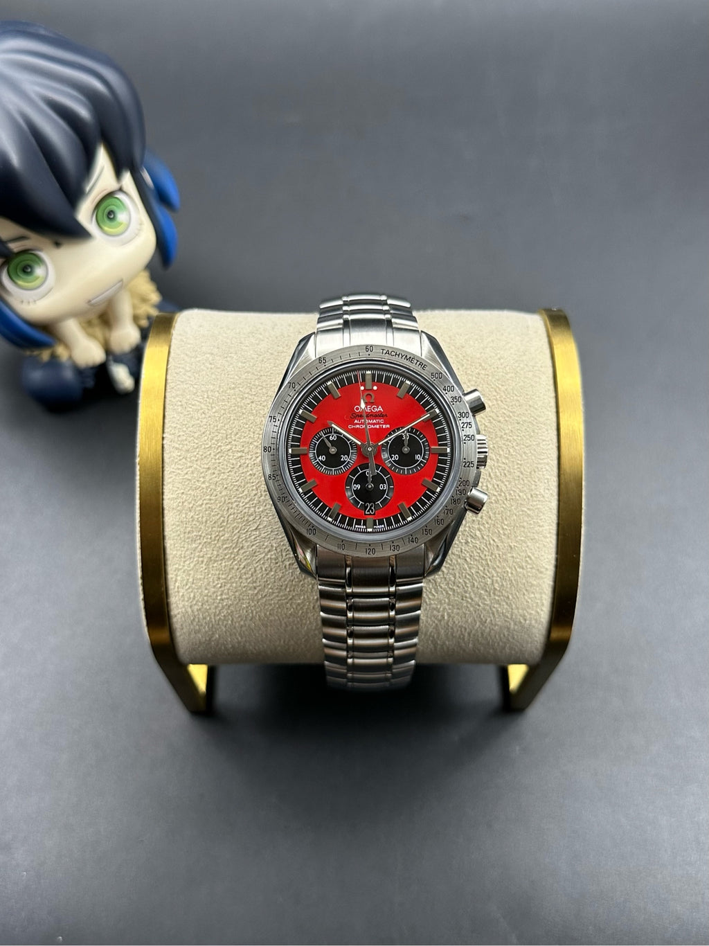 Omega Red Automatic (self-winding) watch