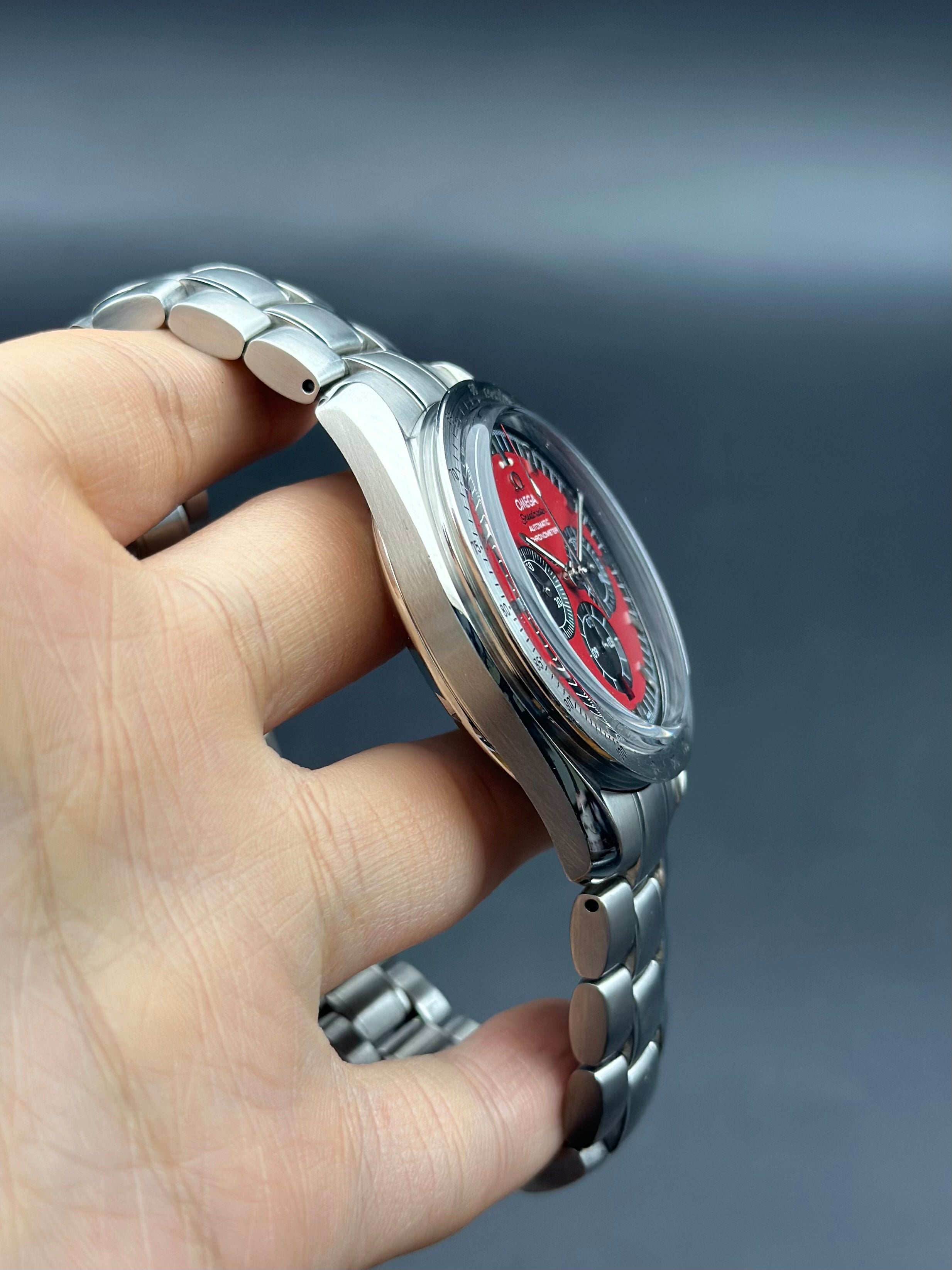 Omega Red Automatic (self-winding) watch