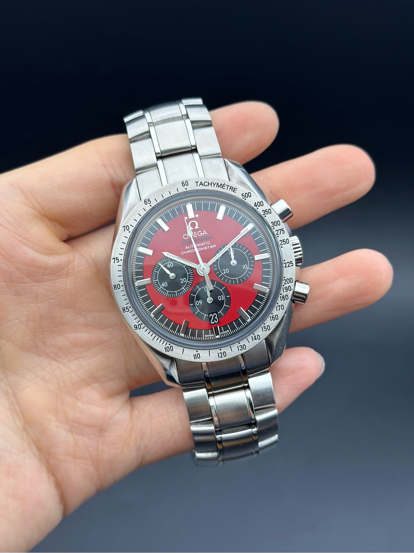 Omega Red Automatic (self-winding) watch