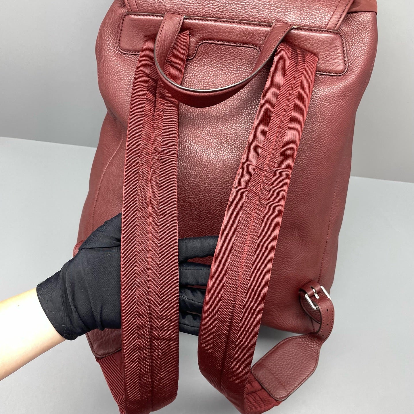 Gucci Red Backpack