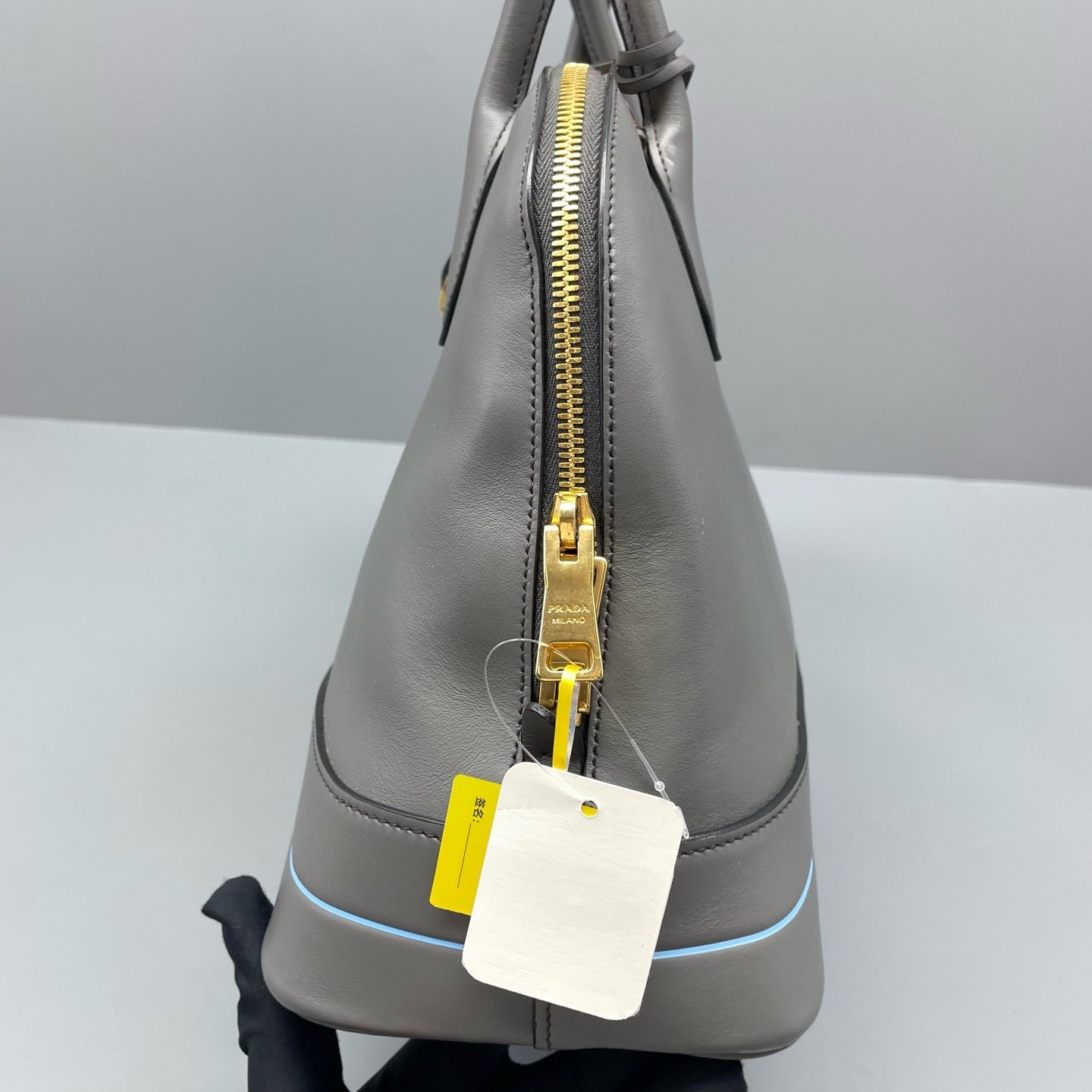 Prada Gray Shoulder Bag