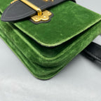 Prada Velvet Green Belt Bag & Fanny Pack