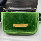 Prada Velvet Green Belt Bag & Fanny Pack