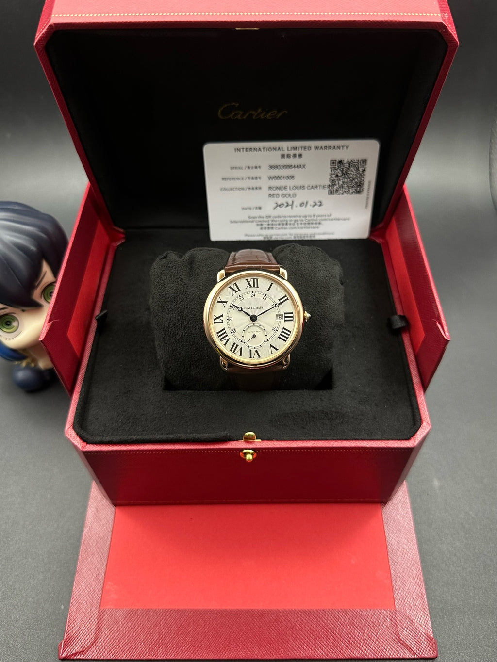 Cartier Rose gold Automatic (self-winding) watch