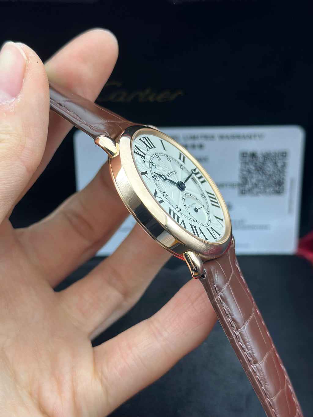 Cartier Rose gold Automatic (self-winding) watch