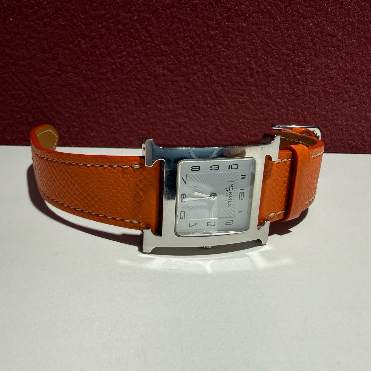 Hermes HEURE H Quartz watch 26 x 26 millimeters W036794WW00