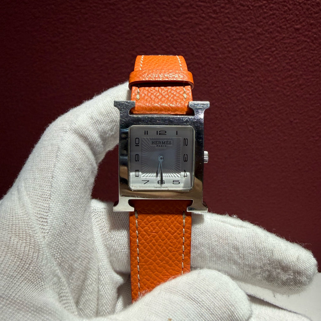 Hermes HEURE H Quartz watch 26 x 26 millimeters W036794WW00