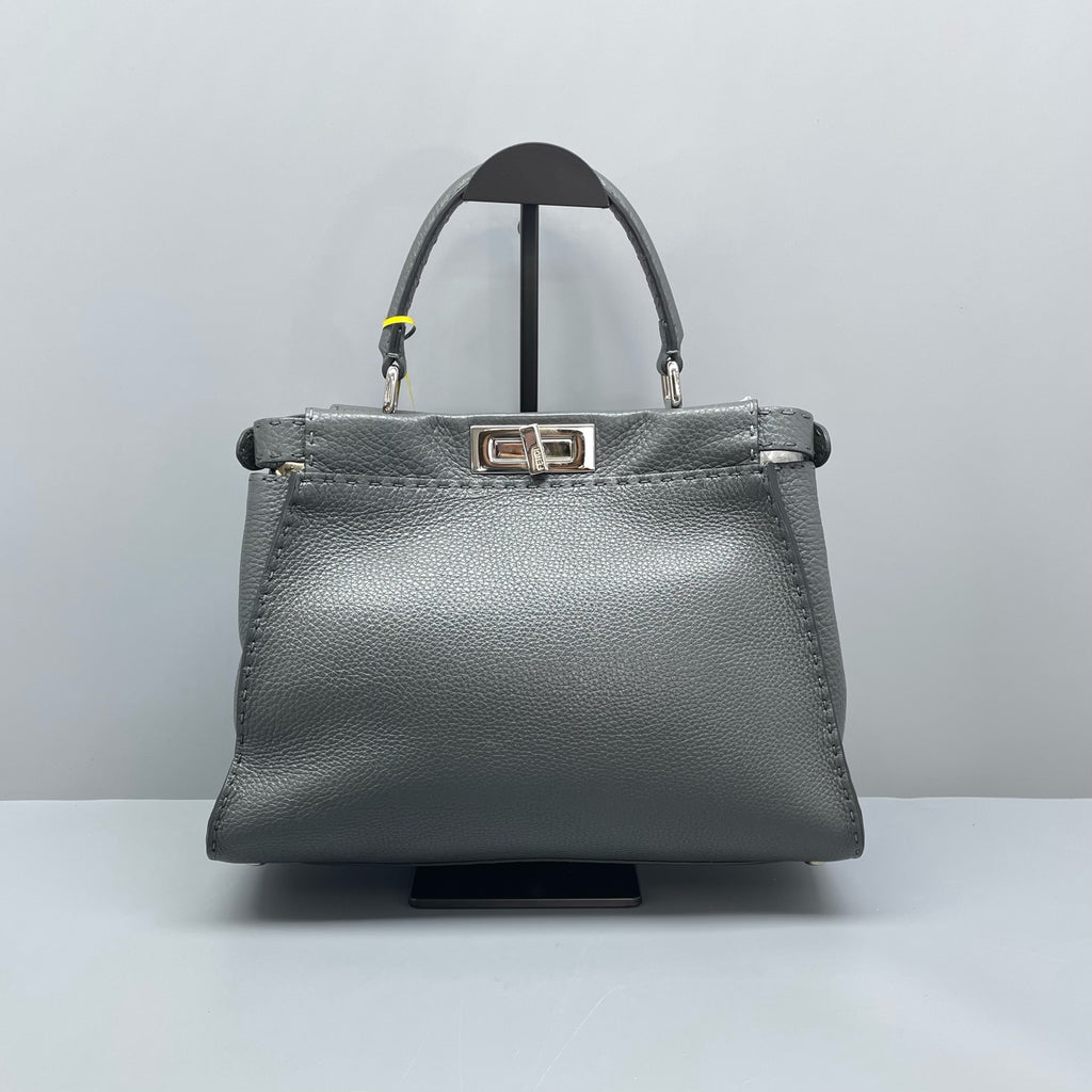 Fendi Gray Satchel