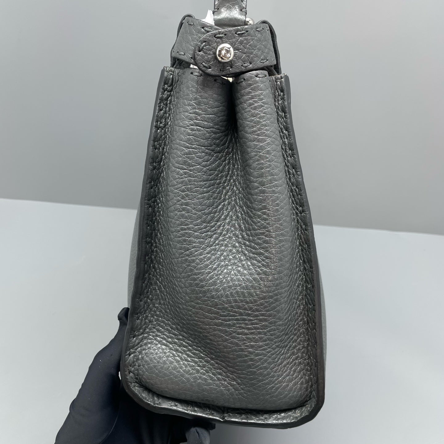 Fendi Gray Satchel