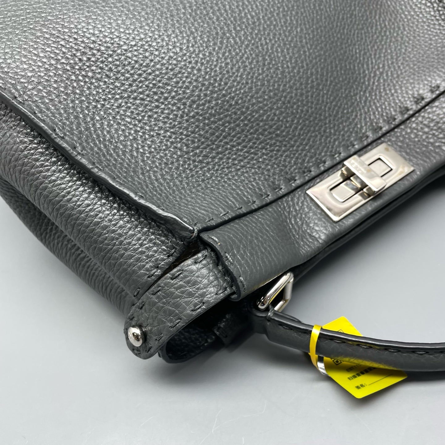 Fendi Gray Satchel