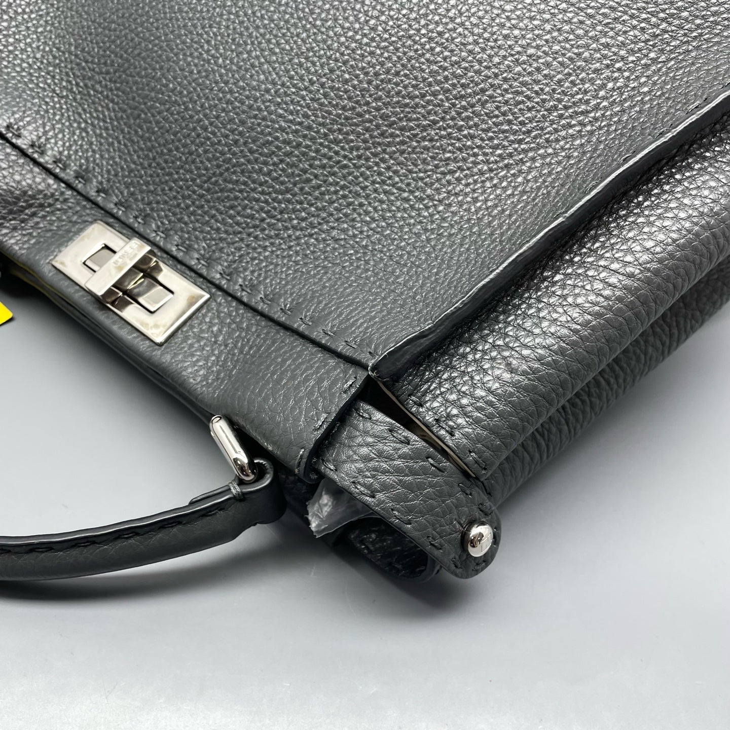 Fendi Gray Satchel