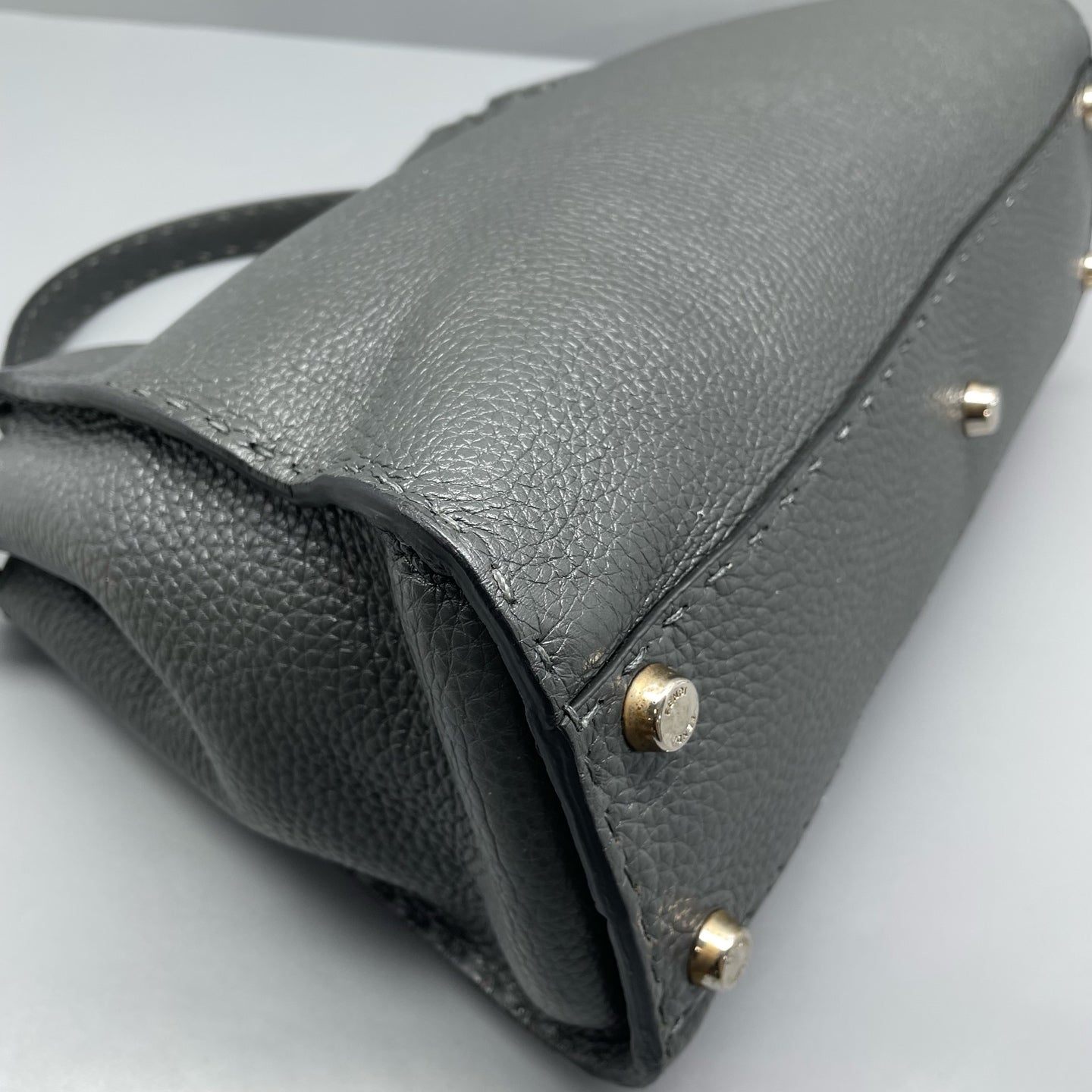 Fendi Gray Satchel