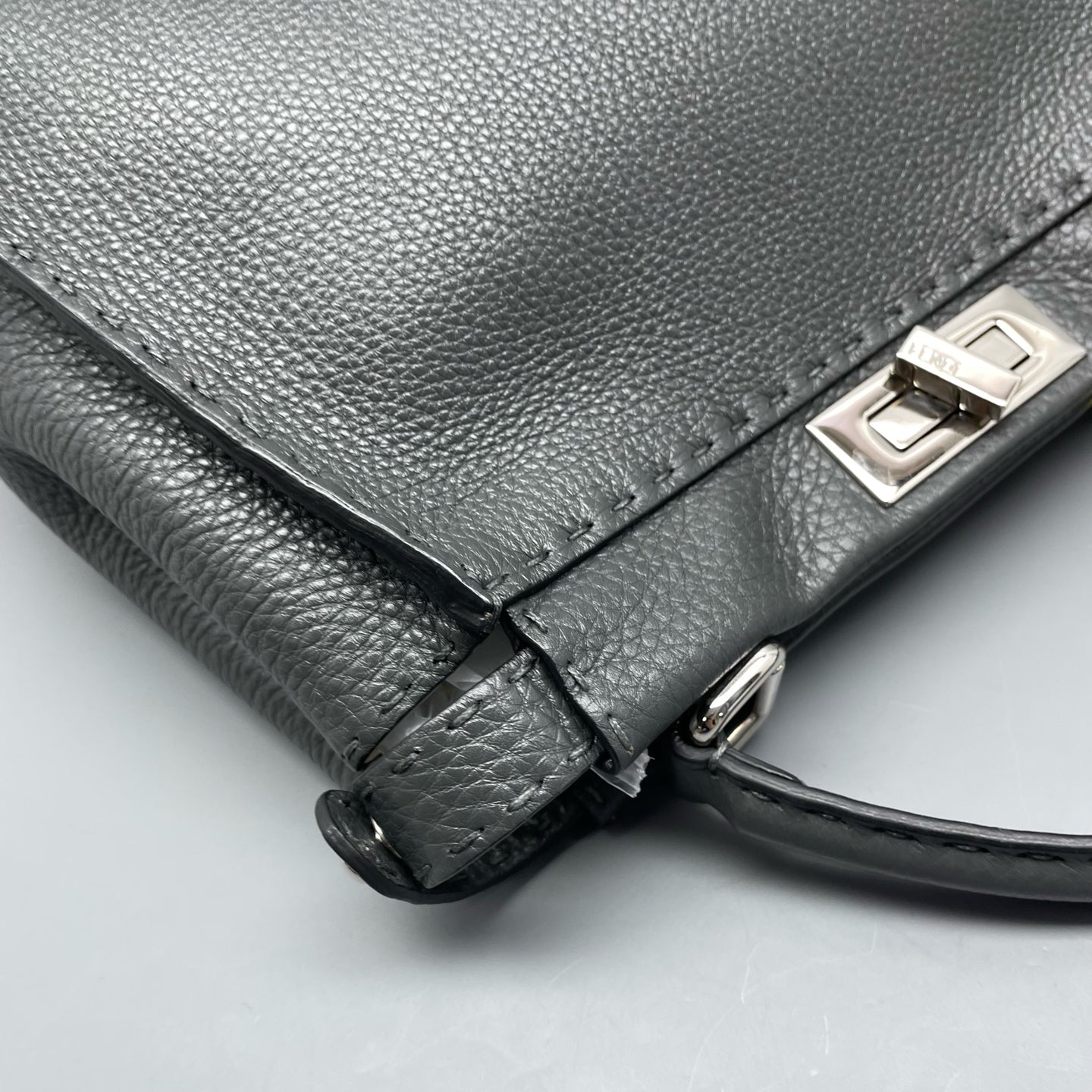 Fendi Gray Satchel