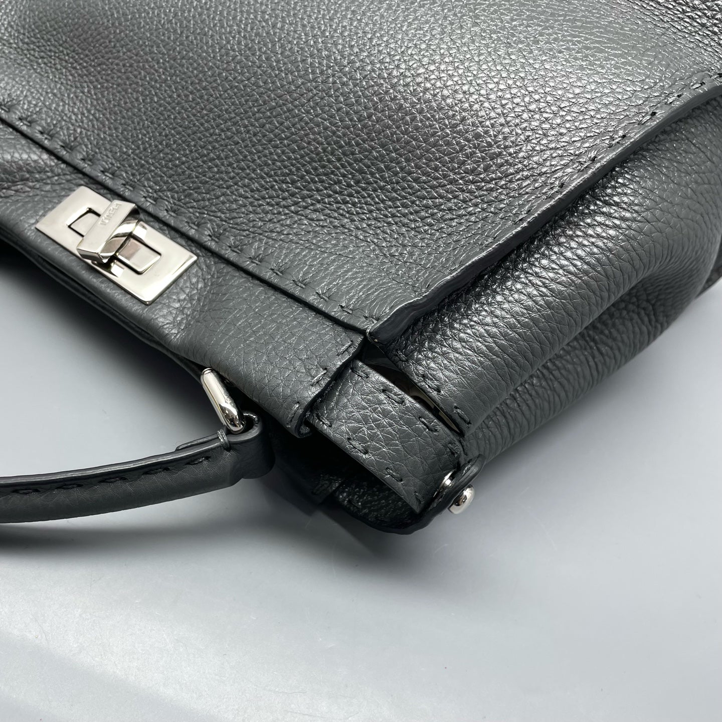 Fendi Gray Satchel