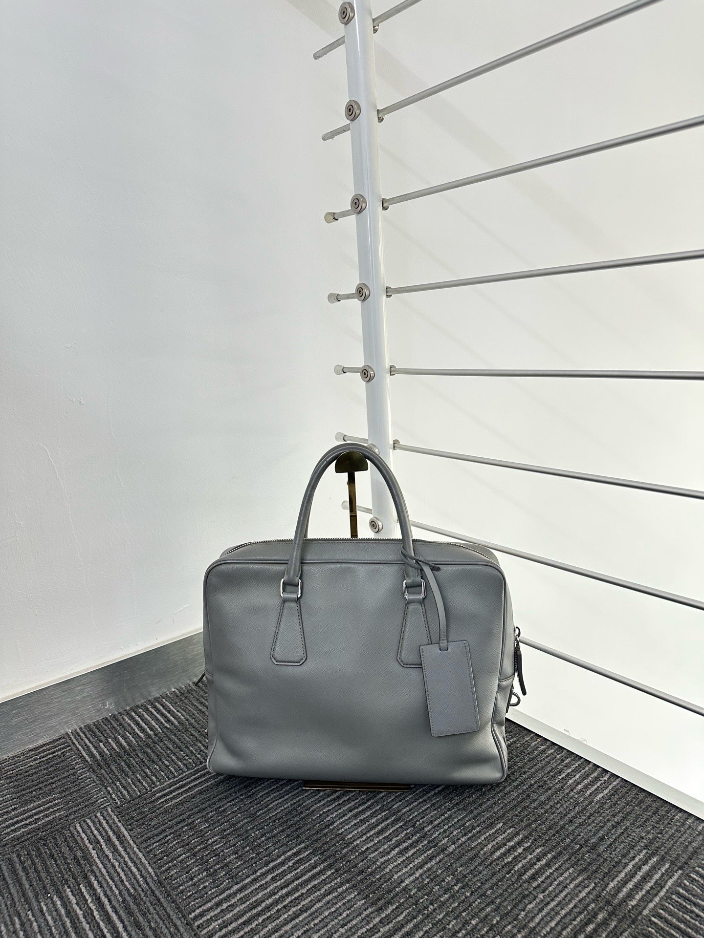 Prada Gray Satchel