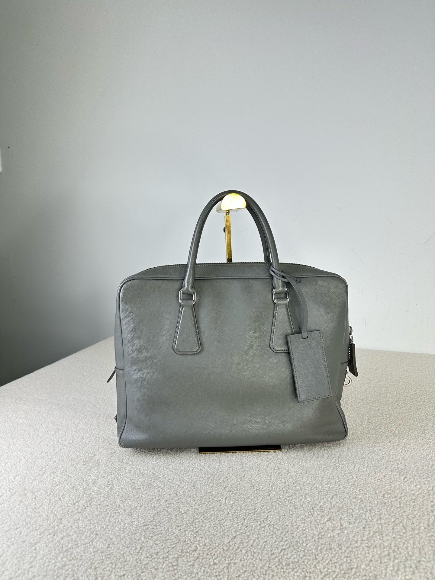 Prada Gray Satchel