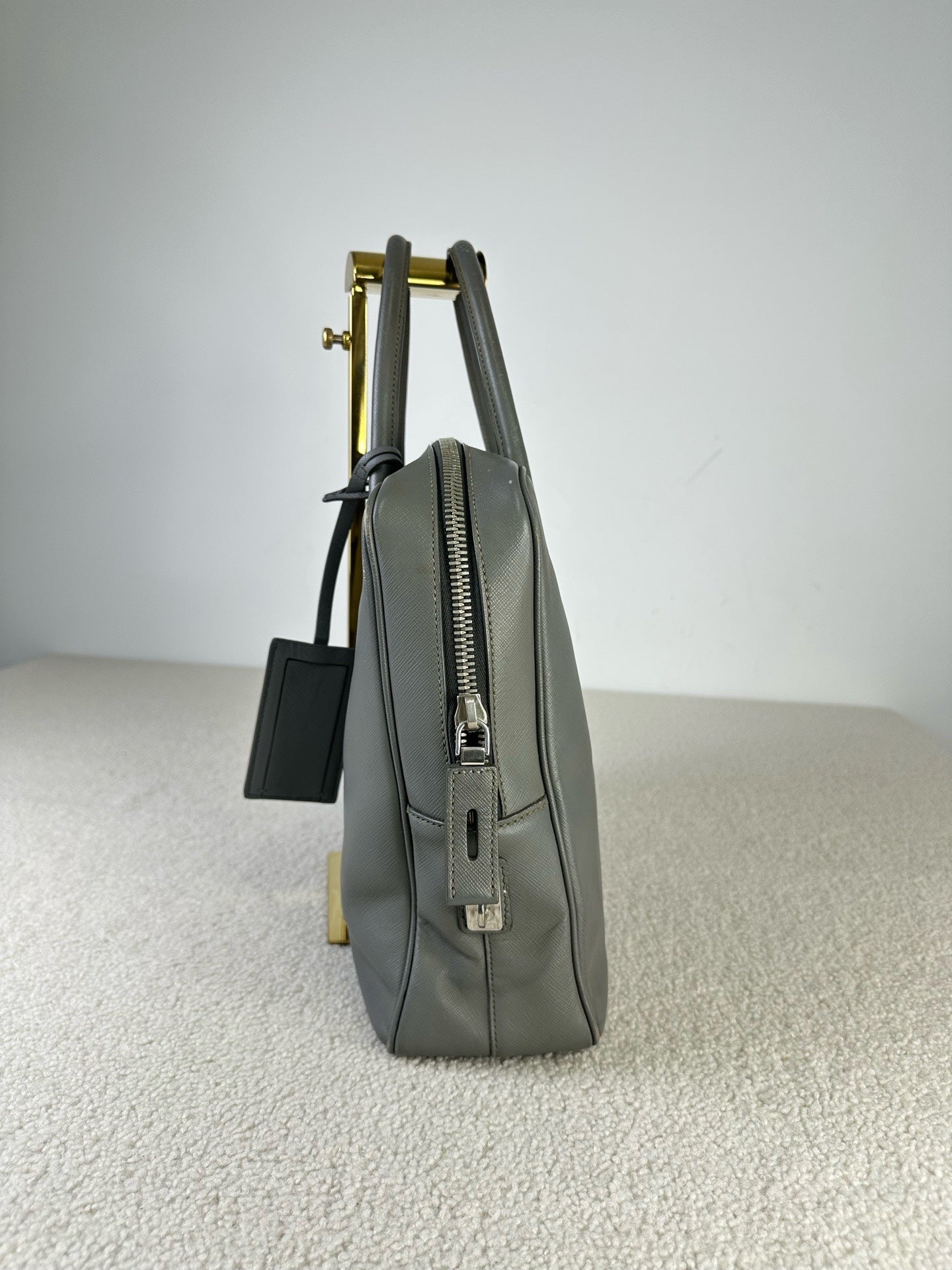 Prada Gray Satchel