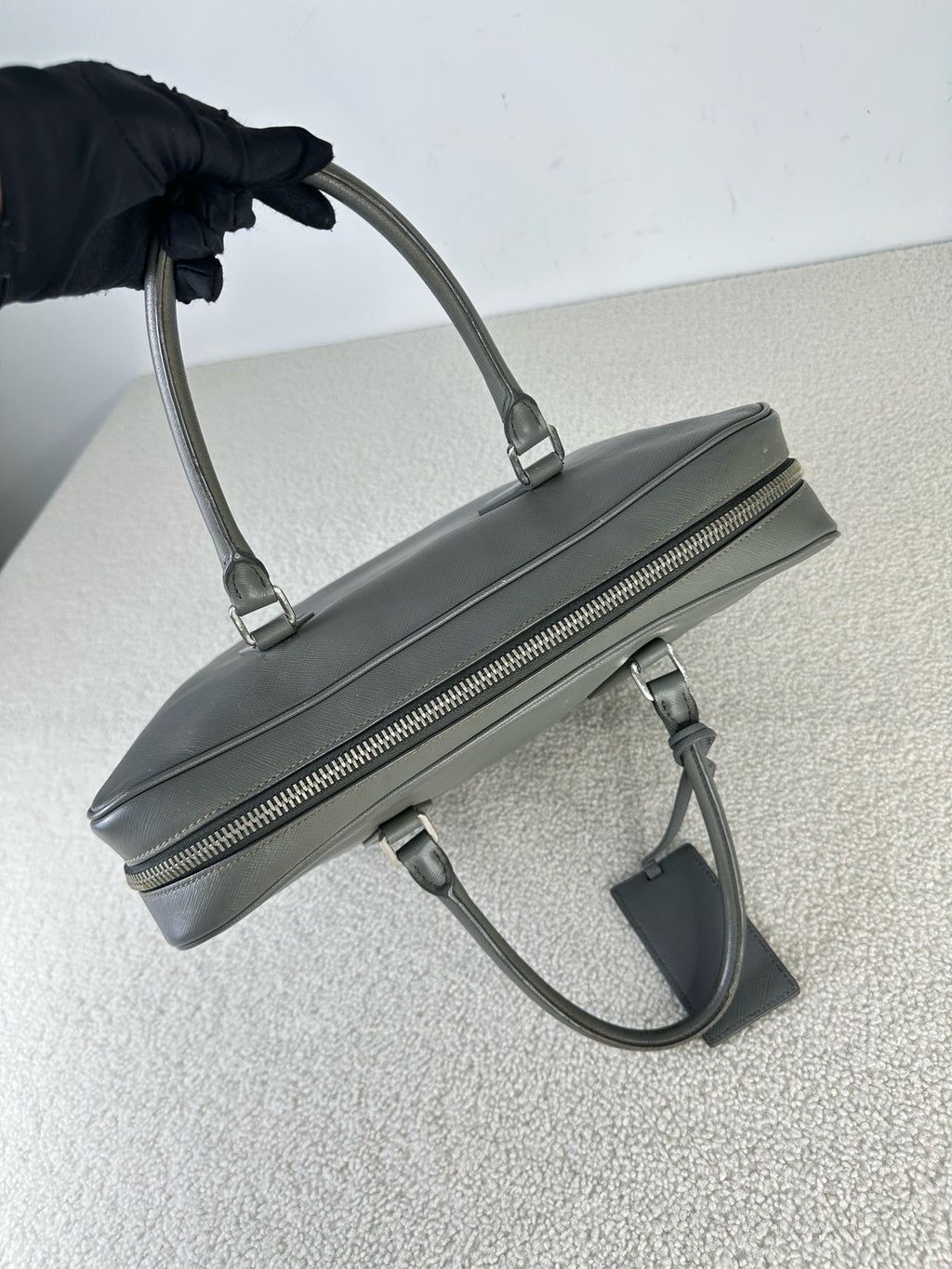 Prada Gray Satchel