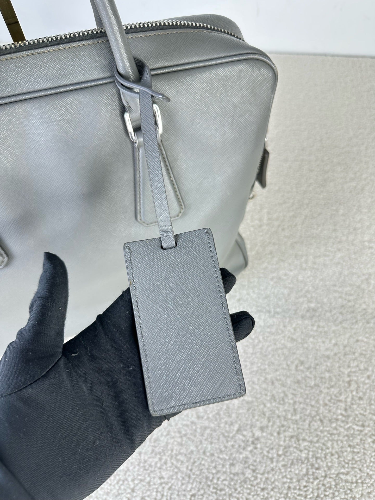 Prada Gray Satchel