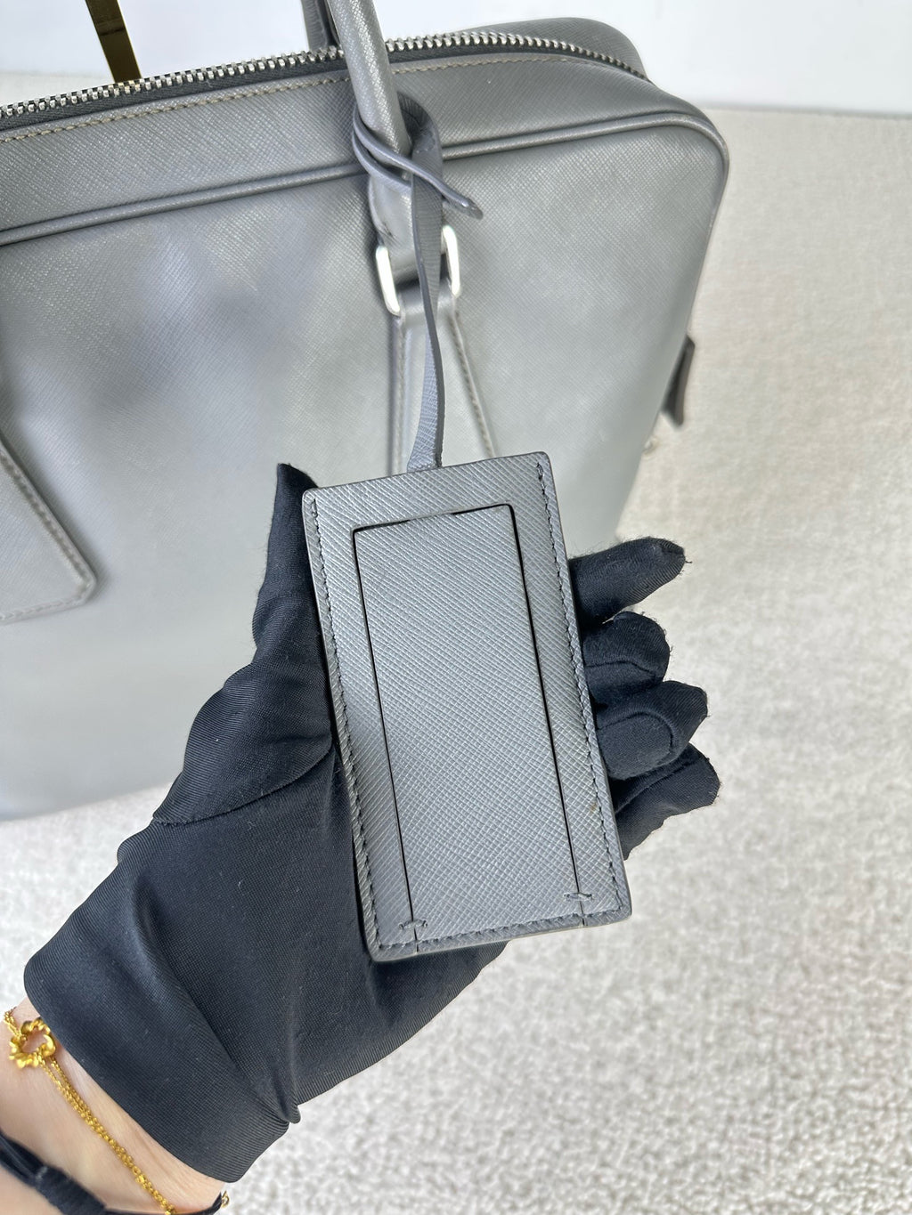 Prada Gray Satchel