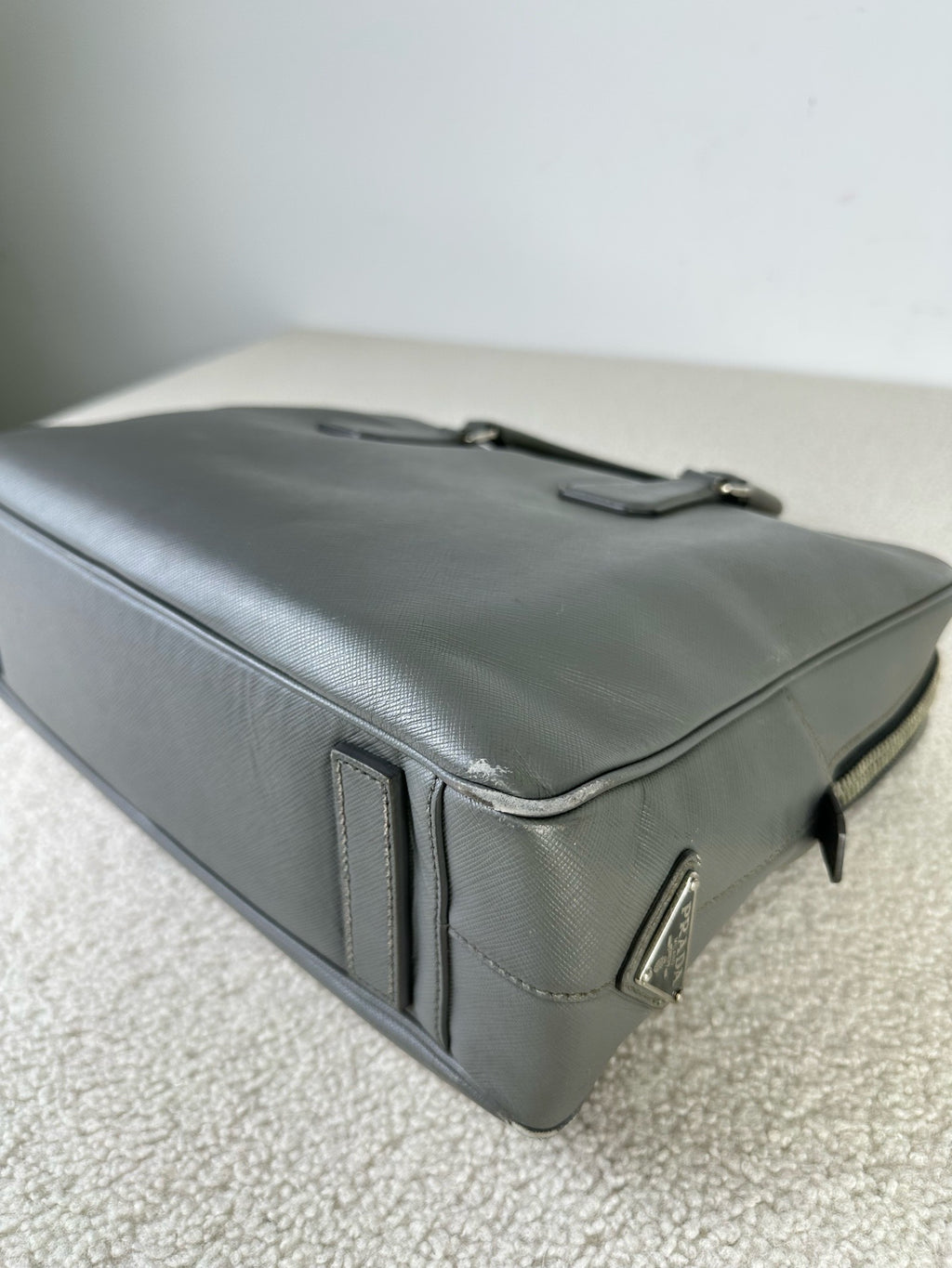 Prada Gray Satchel