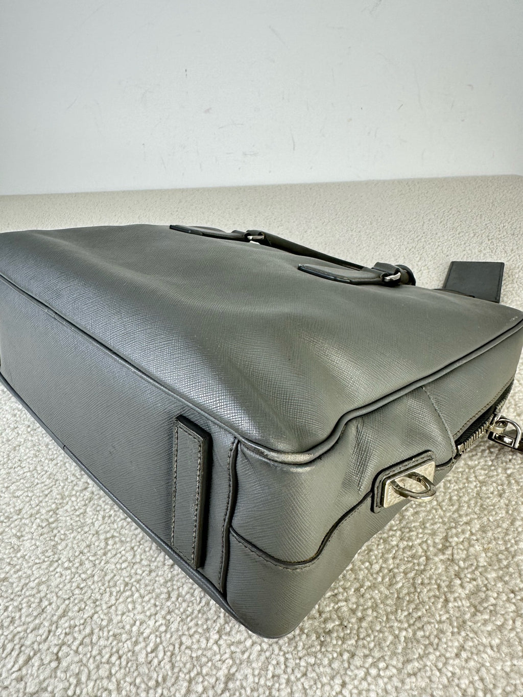 Prada Gray Satchel