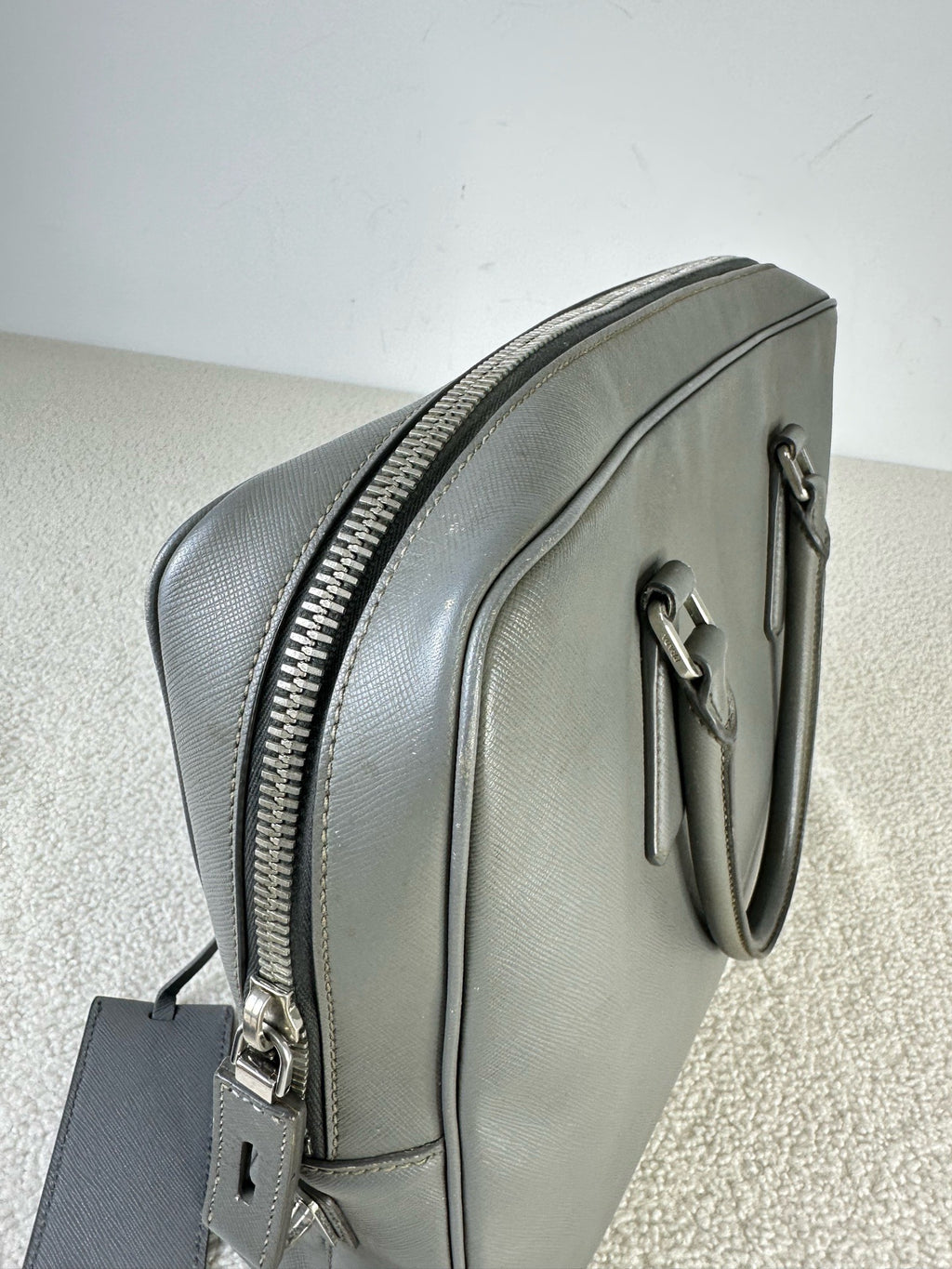 Prada Gray Satchel