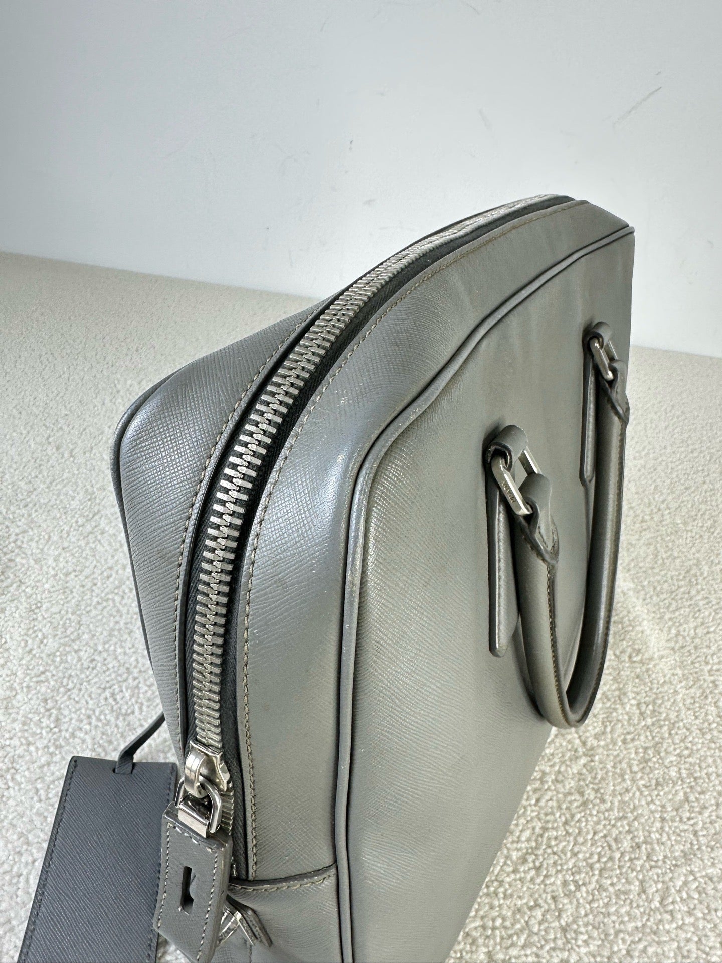 Prada Gray Satchel