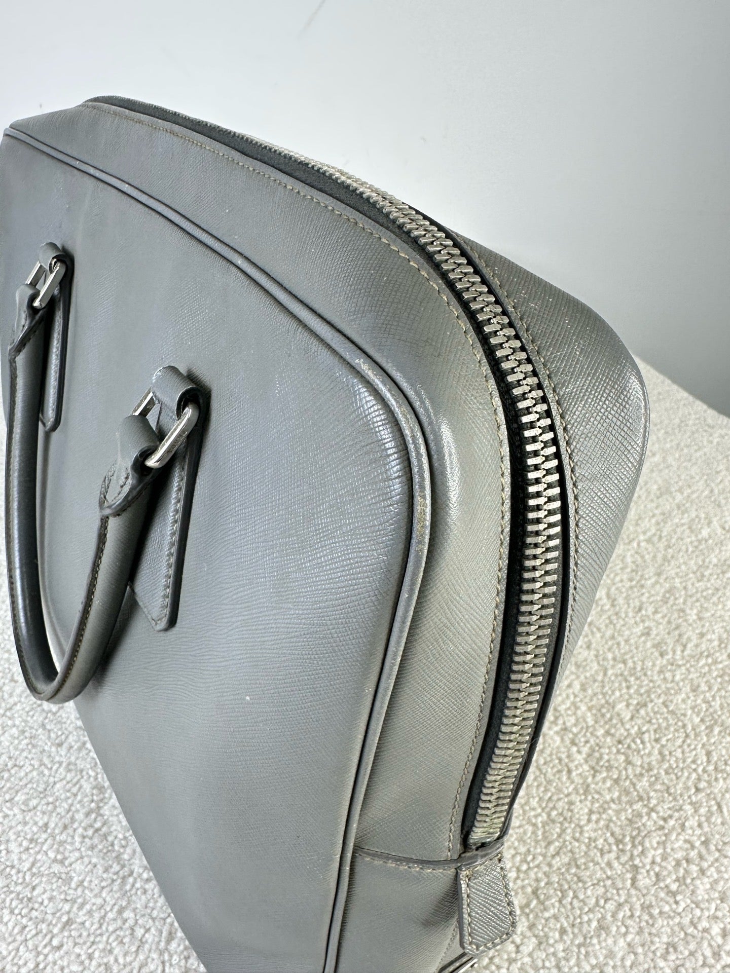 Prada Gray Satchel