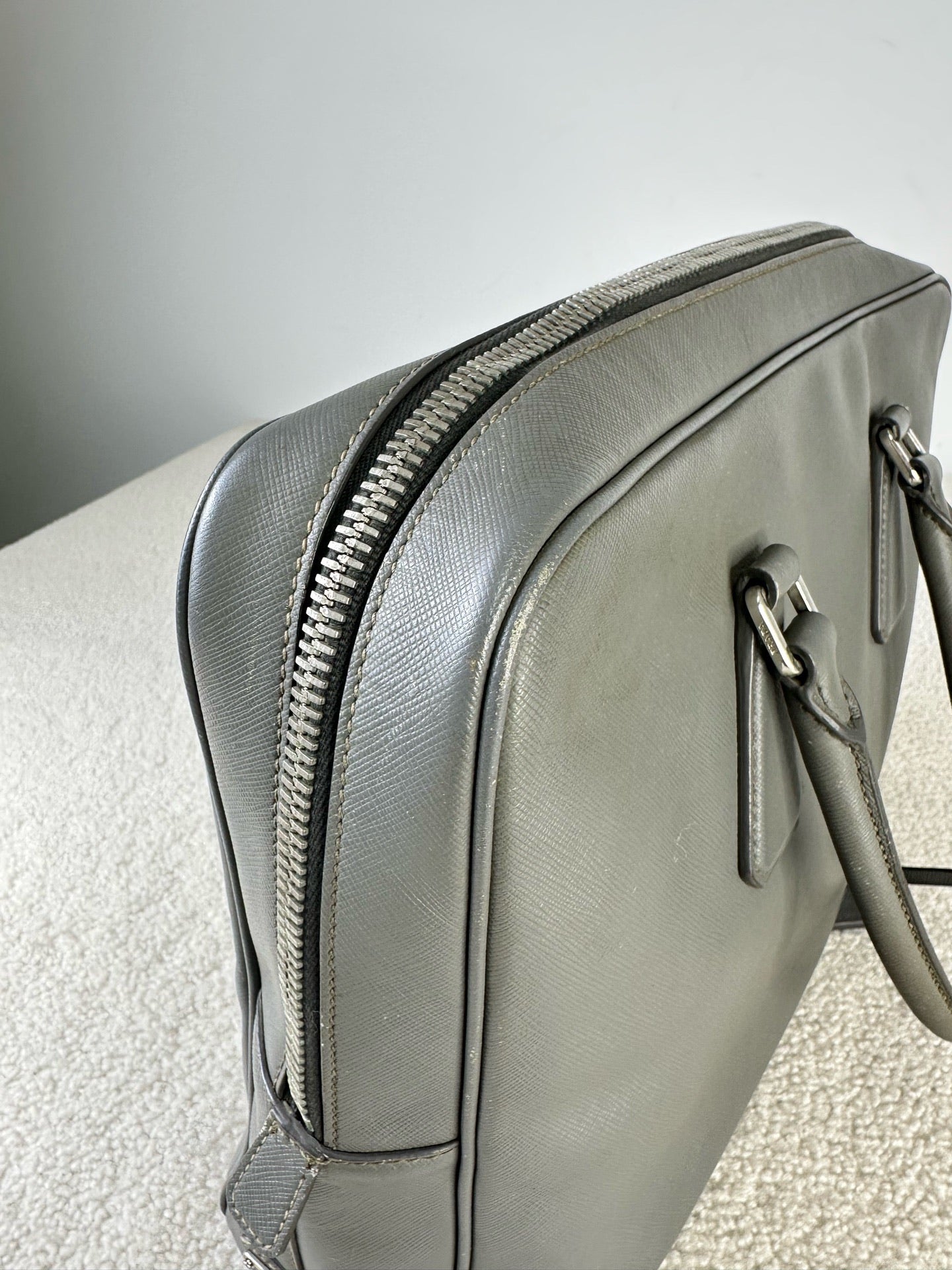 Prada Gray Satchel