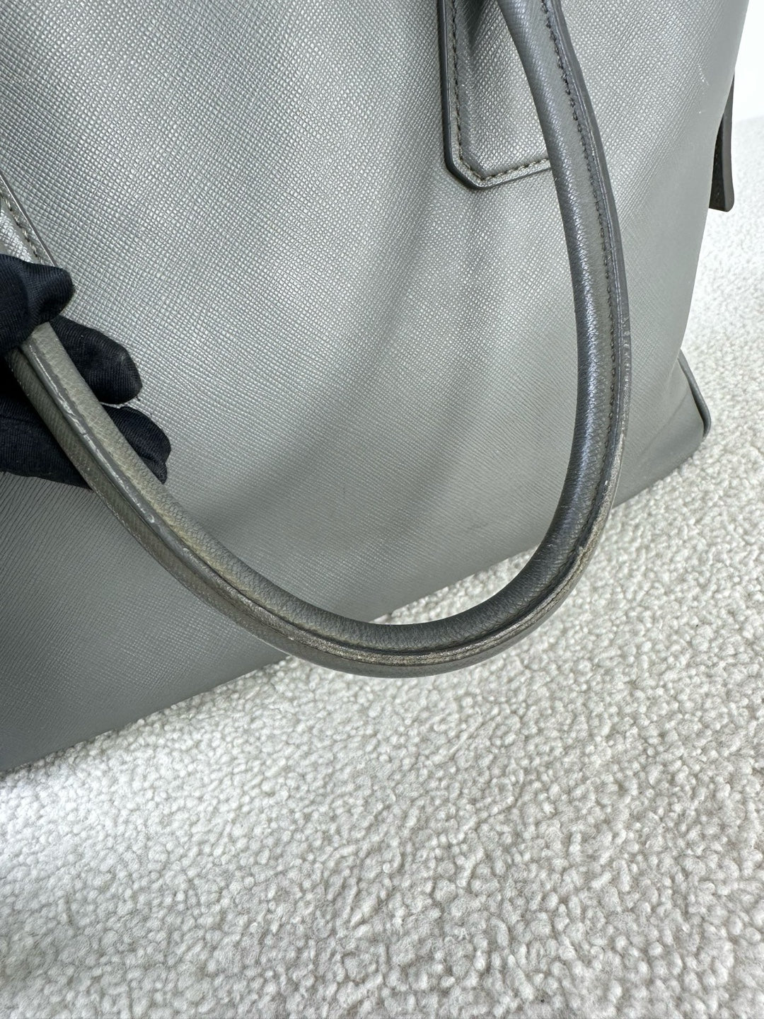 Prada Gray Satchel