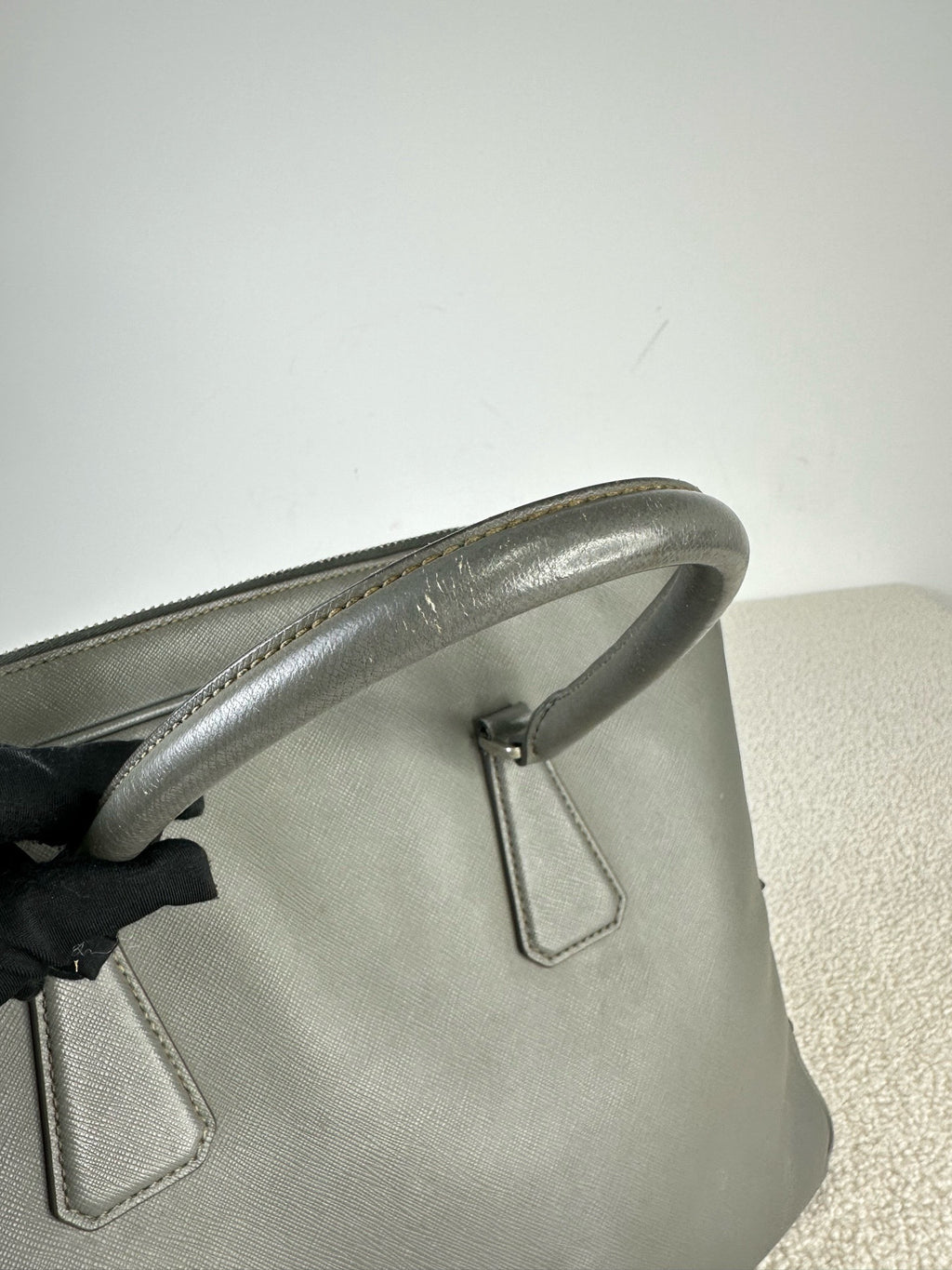 Prada Gray Satchel
