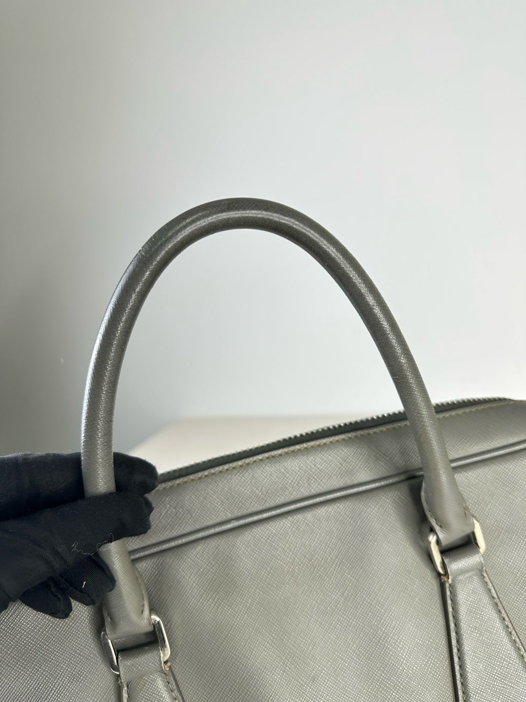 Prada Gray Satchel